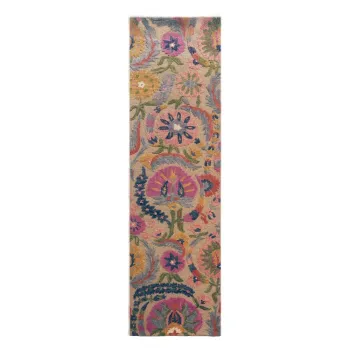 Covor tip traversAE>esut manual din lAcnA80x300 cm Amira Floral aEURFlair Rugs imagine