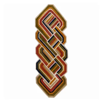 Covor tip traversAE>esut manual din lAcnA80x300 cm Lattice Shaped aEURFlair Rugs imagine