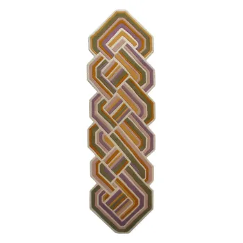 Covor tip traversAE>esut manual din lAcnA80x300 cm Lattice Shaped aEURFlair Rugs imagine