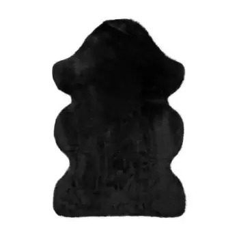 Covor Universal Fox Liso, 60 x 90 cm, negru imagine