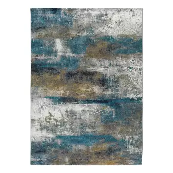 Covor Universal Kalia Abstract, 120 x 170 cm, albastru imagine