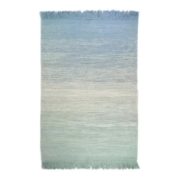 Covor verde/albastru lavabil 100x150 cm Kirthy - Nattiot imagine