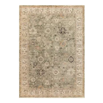 Covor verde/bej tesut manual 160x240 cm Heriz Ornate - Asiatic Carpets imagine