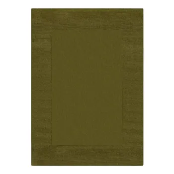 Covor verde din lana 160x230 cm - Flair Rugs imagine