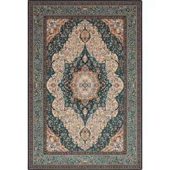 Covor verde din lana 160x240 cm Charlotte - Agnella imagine