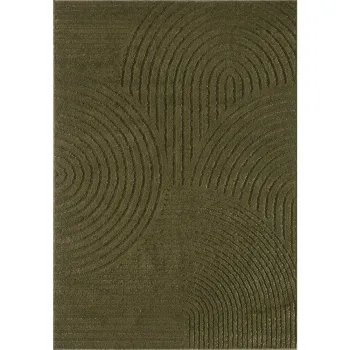 Covor verde inchis 160x230 cm Whirl - ESTE imagine