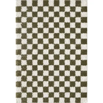Covor verde inchis/crem 120x170 cm Grida - ESTE imagine