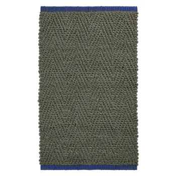 Covor verde inchis din iuta 50x80 cm Notes - Mette Ditmer Denmark imagine