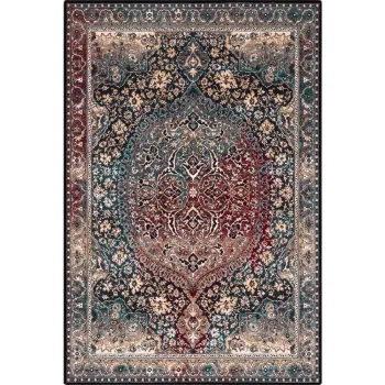 Covor verde inchis din lana 160x240 cm Ava - Agnella imagine