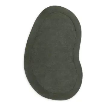 Covor verde inchis tesut manual din amestesc de lana 125x200 cm Kari Organic - Villeroy&Boch imagine