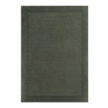 Covor verde inchis tesut manual din amestesc de lana 80x150 cm Kari - Villeroy&Boch imagine