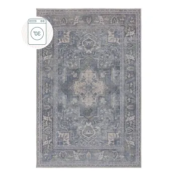 Covor verde lavabil din amestec de fibre reciclate 120x170 cm Windsor - Flair Rugs imagine