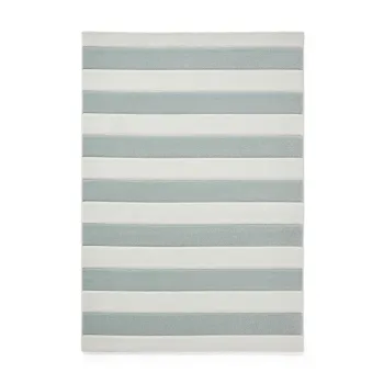 Covor verde menta 160x230 cm Cove Stripe - Catherine Lansfield imagine
