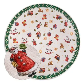 Covor verde rotund o 150 cm cu model de Craciun Green Christmas - Villeroy&Boch imagine