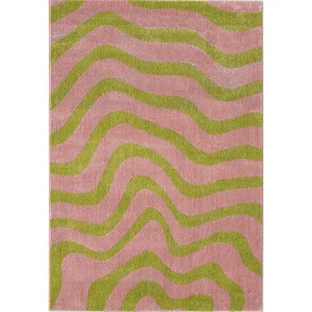 Covor verde/roz 160x230 cm Aurora - ESTE imagine
