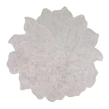 Covor Vitaus Kaluma, ? 80 cm, crem imagine