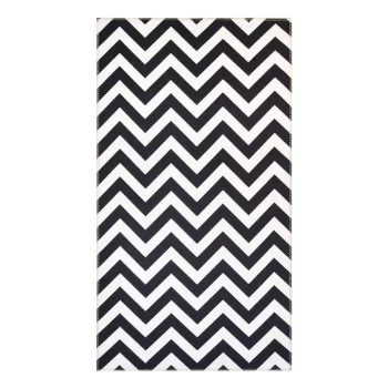 Covor Vitaus Ryan, 50 x 80 cm, alb-negru imagine