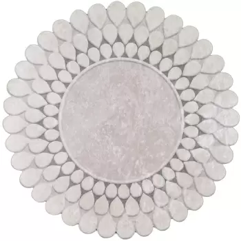 Covor Vitaus Zinno Yesil, ? 80 cm, gri imagine