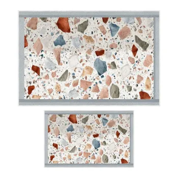 CovoraE(TM)e de baie 2 buc. 60x100 cm aEURFoutastic imagine