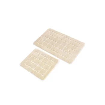 CovoraE(TM)e de baie crem 2 buc. 50x80 cm Kareli aEURFoutastic imagine