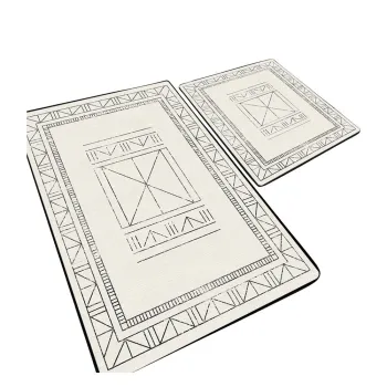 CovoraE(TM)e de baie crem 2 buc. 60x100 cm Touch aEURFoutastic imagine