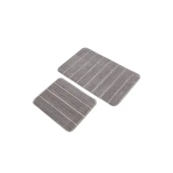 CovoraE(TM)e de baie gri 2 buc. 50x80 cm Yeni Cizgli aEURFoutastic imagine