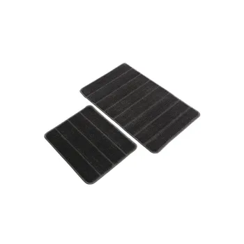 CovoraE(TM)e de baie gri-antracit 2 buc. 50x80 cm Yeni Cizgli aEURFoutastic imagine