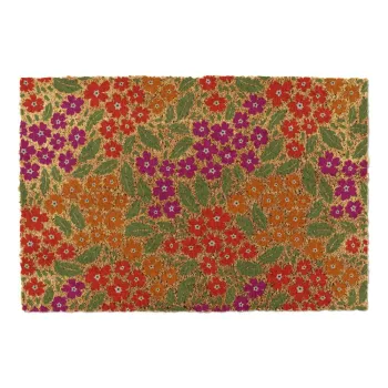 CovoraEde intrare din fibre de nucAde cocos 40x60 cm Floral aEURArtsy Doormats imagine