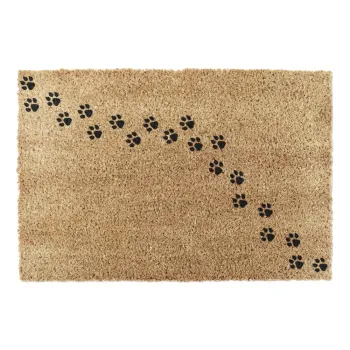 CovoraEde intrare din fibre de nucAde cocos 40x60 cm Paw Prints aEURArtsy Doormats imagine