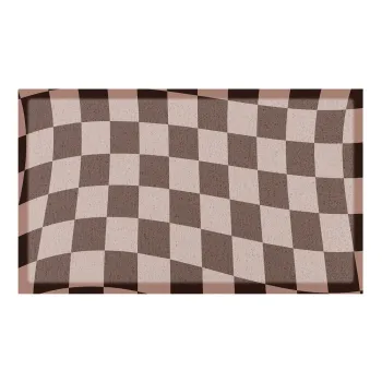 CovoraEde intrare din PVC 40x70 cm Checkerboard aEURArtsy Doormats imagine