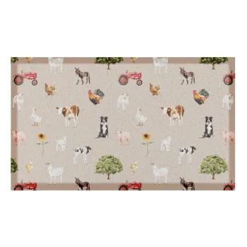 CovoraEde intrare din PVC 40x70 cm Farm Life aEURArtsy Doormats imagine