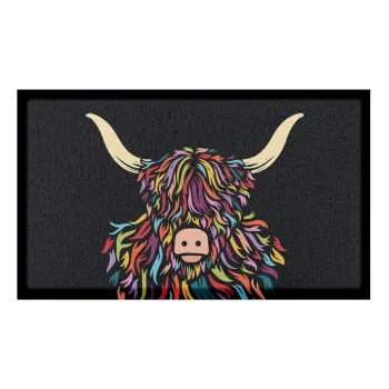 CovoraEde intrare din PVC 40x70 cm Highland Cow aEURArtsy Doormats imagine