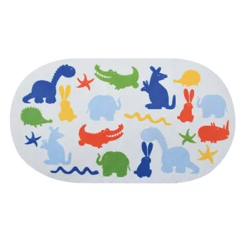 Covoras antiderapant pentru copii pentru cada 39x69 cm Zoo - MSV imagine