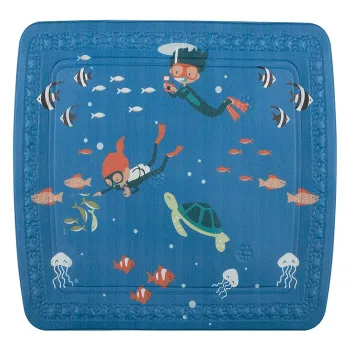 Covoras antiderapant pentru copii pentru dus 55x55 cm Scuba Diver - Spirella imagine