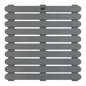 Covoras baie, adecvat si pentru exterior Wenko, 55 x 55 cm, gri inchis imagine