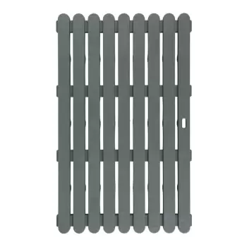 Covoras baie, adecvat si pentru exterior Wenko , 80 x 50 cm, gri inchis imagine