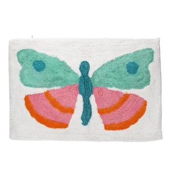 Covoras de baie 50x80 cm Butterfly - Rex London imagine
