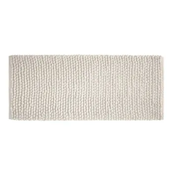Covoras de baie alb 50x120 cm Aspen Bobble - Bianca imagine