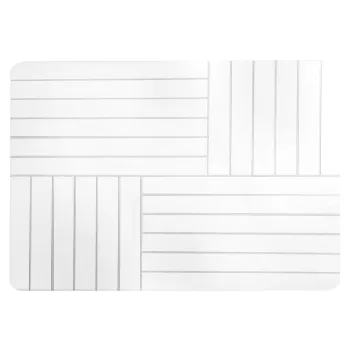 Covoras de baie alb 50x70 cm Malta - douceur d'interieur imagine