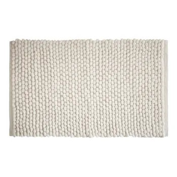 Covoras de baie alb 50x80 cm Aspen Bobble - Bianca imagine