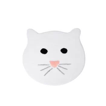 Covoras de baie alb 90x90 cm - Foutastic imagine