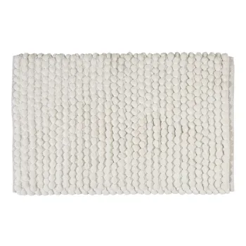 Covoras de baie alb din material textil 50x80 cm Solivo - Wenko imagine