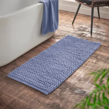 Covoras de baie albastru 50x120 cm Aspen Bobble - Bianca imagine