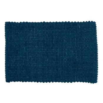 Covoras de baie albastru inchis din material textil 50x80 cm Covelo - Wenko imagine