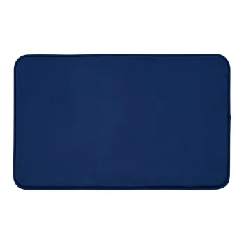 Covoras de baie albastru inchis din spuma cu memorie 50x80 cm - Catherine Lansfield imagine