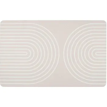 Covoras de baie bej din diatomit 50x80 cm Nazca - Wenko imagine