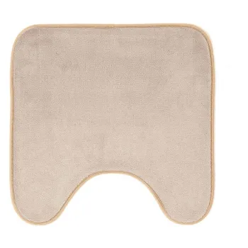 Covoras de baie bej pentru WC 45x45 cm Vitamine - douceur d'interieur imagine