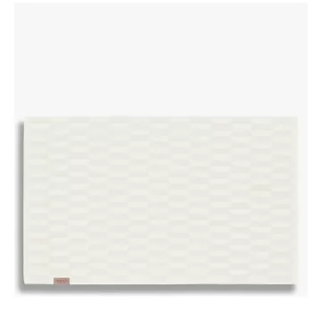 Covoras de baie crem 50x80 cm Geo - Mette Ditmer Denmark imagine