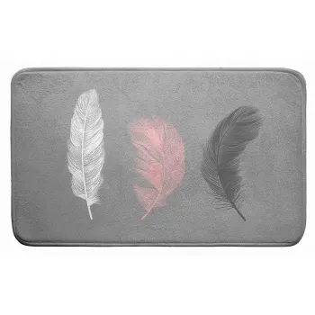 Covoras de baie gri 45x75 cm Penelope - douceur d'interieur imagine