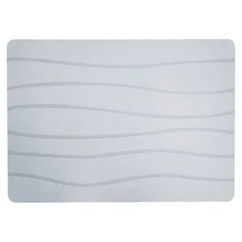 Covoras de baie gri 50x70 cm Ondelina - douceur d'interieur imagine